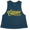 Caffeine And Kilos Caffeine & Kilos Script Racerback Crop Tank