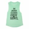 Compete Every Day Coffee & Squats Women's Muscle Tank