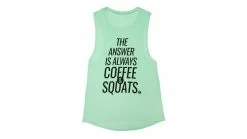 Compete Every Day Coffee & Squats Women's Muscle Tank
