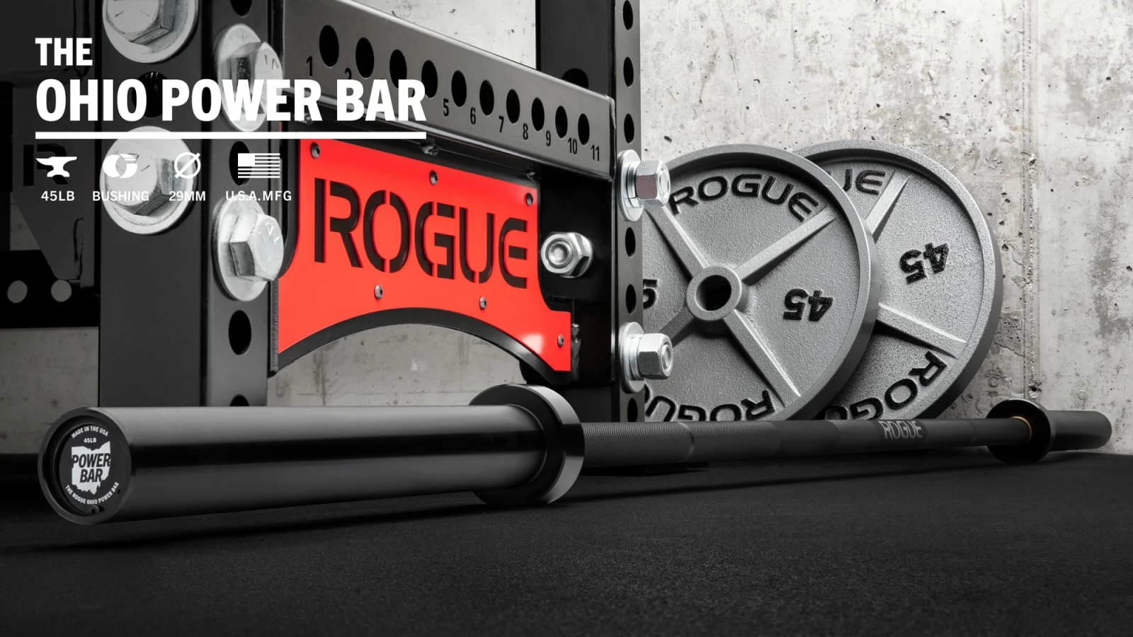 Rogue Fitness Rogue 45LB Ohio Power Bar - Cerakote