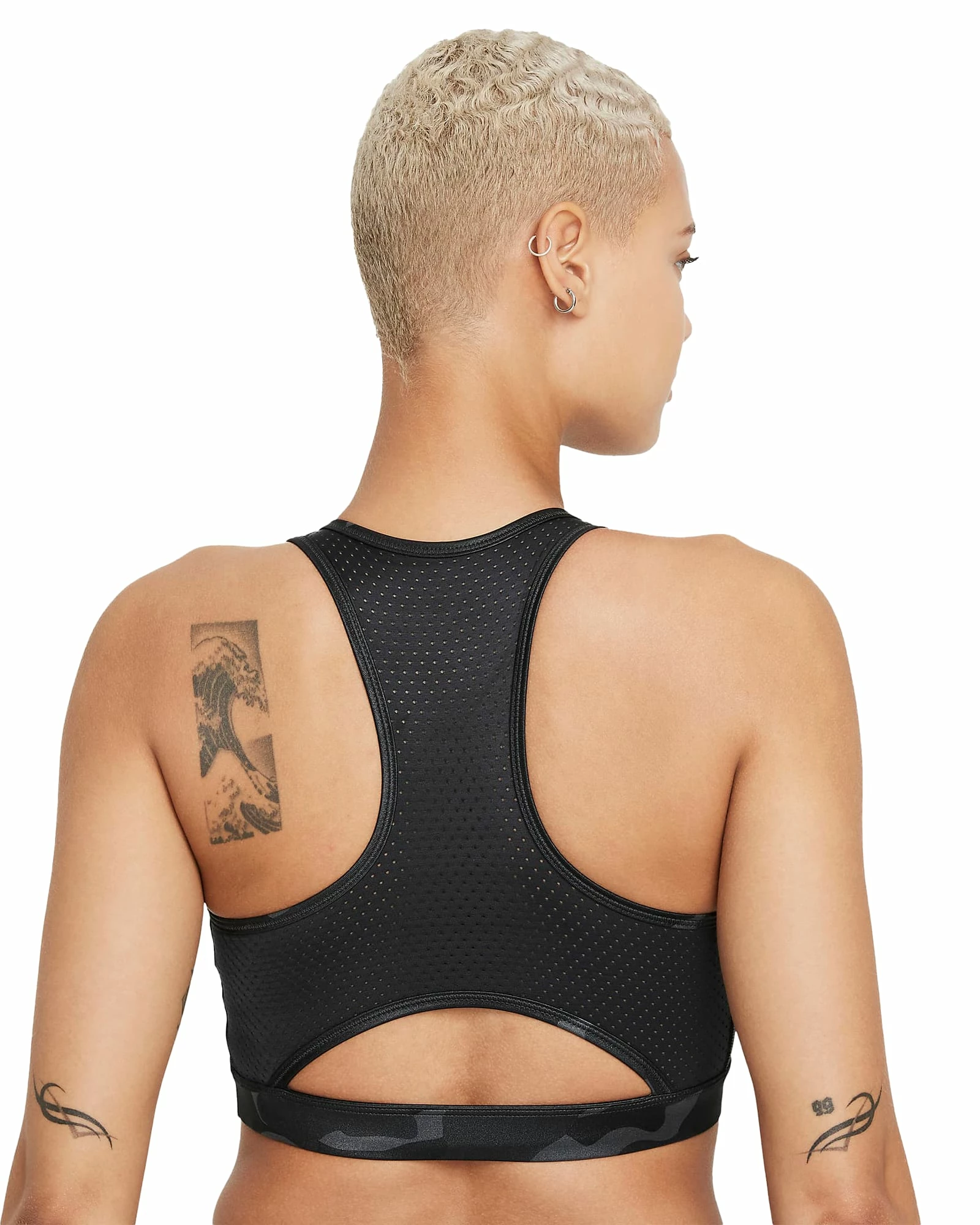 Nike Women's Dri-FIT High Neck Swoosh Sports Bra - Image 2