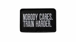 CrossFit Linchpin Nobody Cares Train Harder Patch