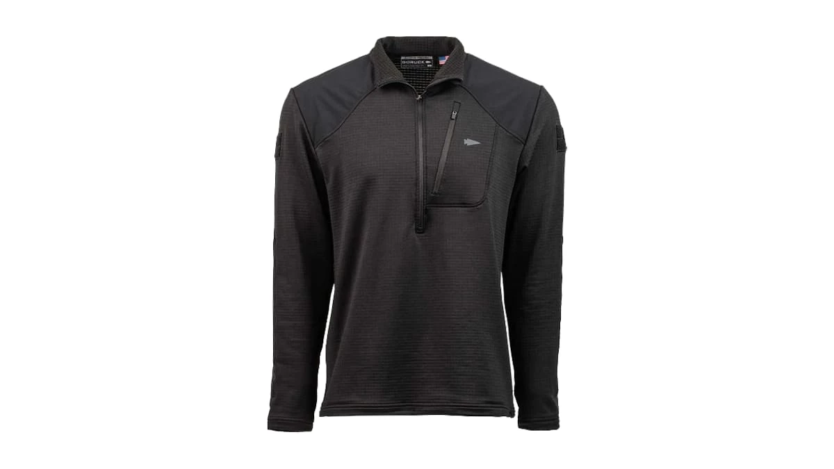 GORUCK Indestructible Grid Fleece Half Zip