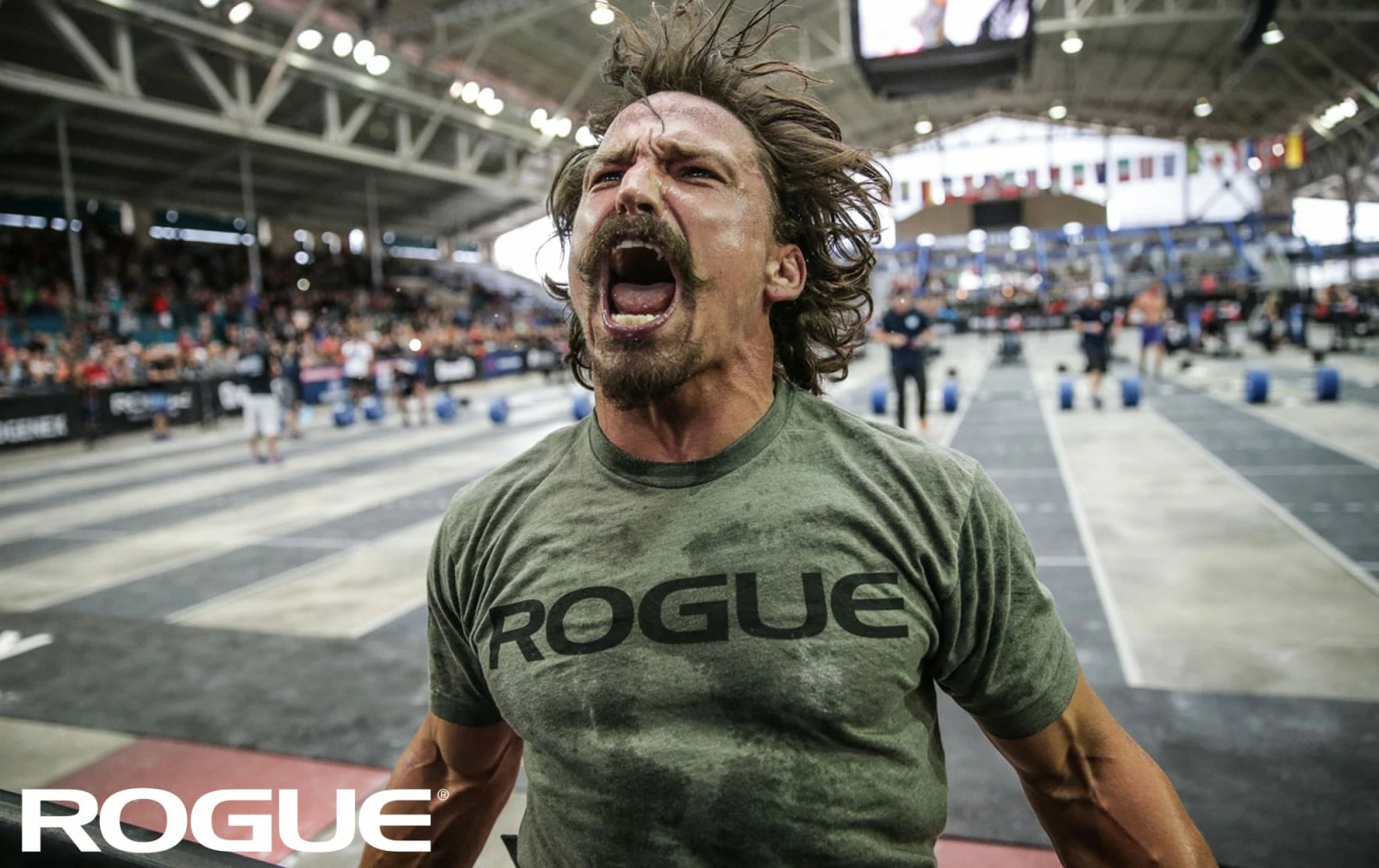 Rogue Fitness Rogue Josh Bridges Stache Shirt - Image 5