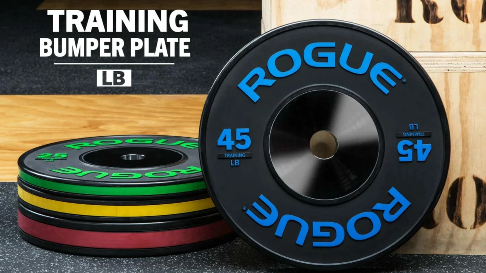 Rogue Fitness Rogue Black Training LB Plates