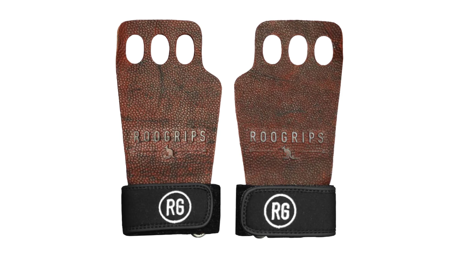 RooGrips 3 Hole Hand Grips - Pebble Grain