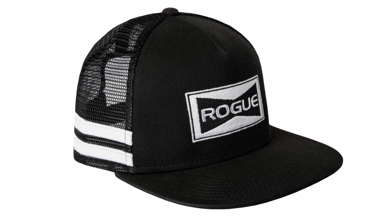 Rogue Fitness Rogue Striped Trucker Hat - Flat Bill