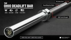 Rogue Fitness Rogue Ohio Deadlift Bar - Bare Steel
