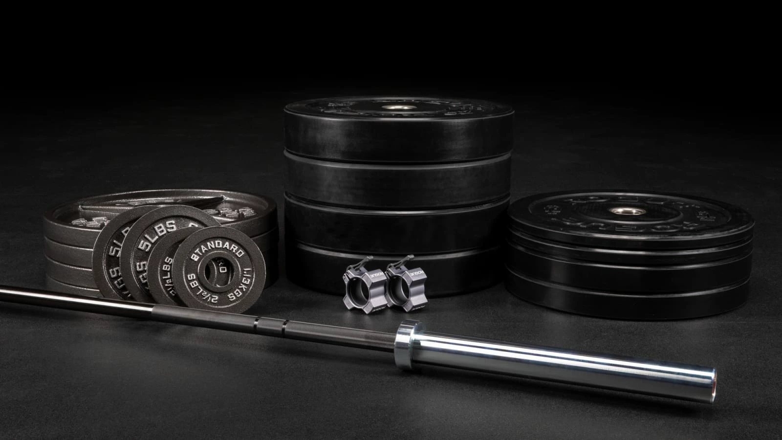 Rogue Fitness Warrior Bar & Bumper Set